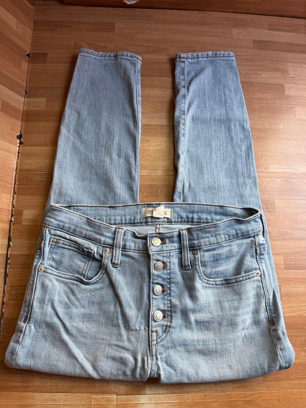 Madewell 10" High-Rise Skinny Crop Jeans. Size 29